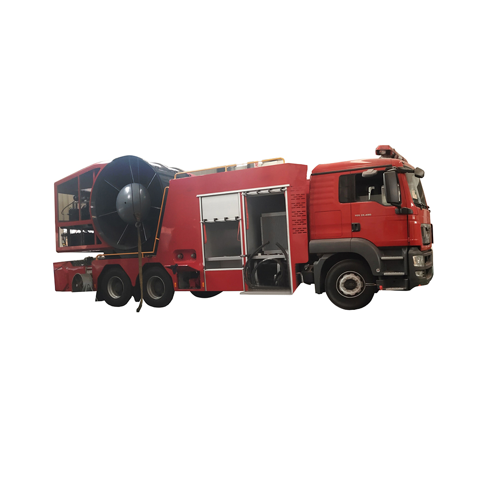 Sistema de extracción de humo de camiones de bomberos